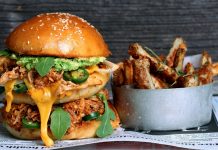Burger με τόνο και πέστο αβοκάντο!