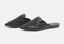 Black Angel mules, Asos