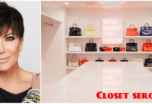 Μέσα στην πολυτελή ντουλάπα της Kris Jenner!